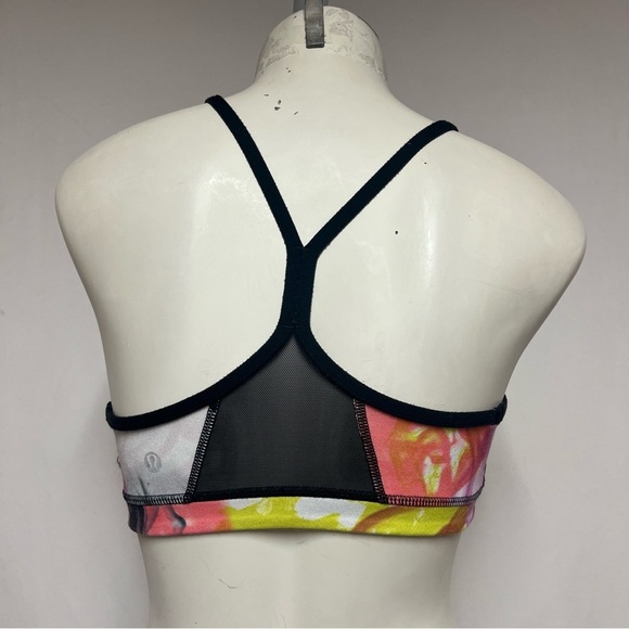 Lululemon Flow Y Bra Colorful Watercolor - Picture 4 of 8